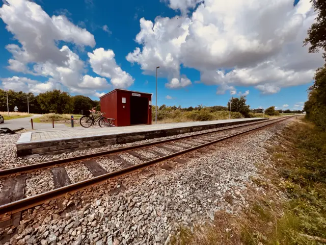 Billede af Baunhøj Station.
