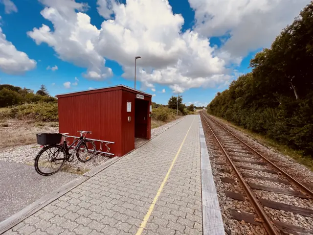 Billede af Baunhøj Station med Sidespor.