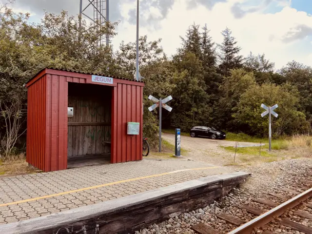 Billede af Jegum Station.