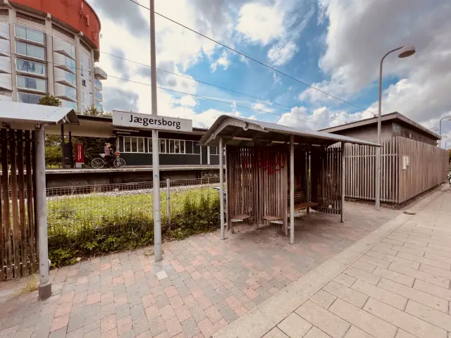 Billede af Jægersborg Lokalbane Station.
