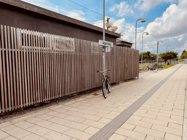 Billede af Jægersborg Lokalbane Station.