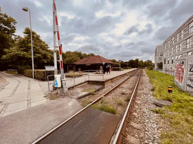 Billede af Lyngby Lokalstation.