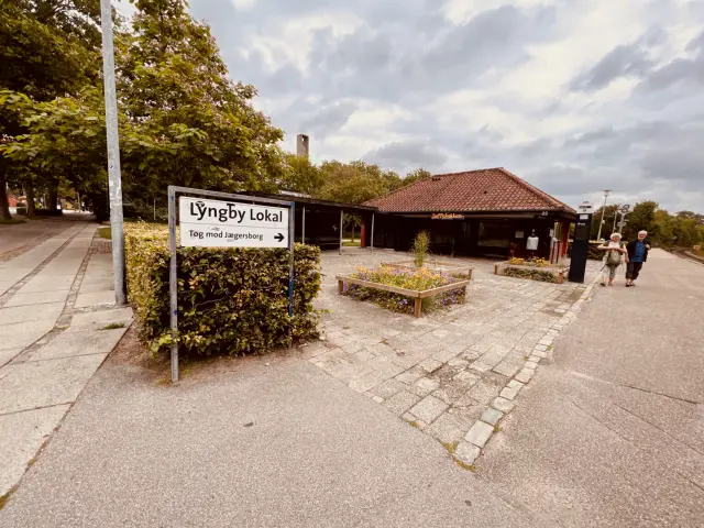 Billede af Lyngby Lokalstation.