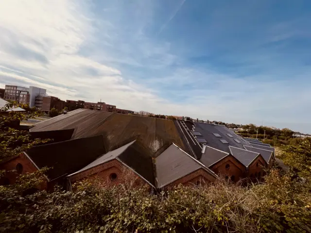 Billede af Viborg Stations remise.