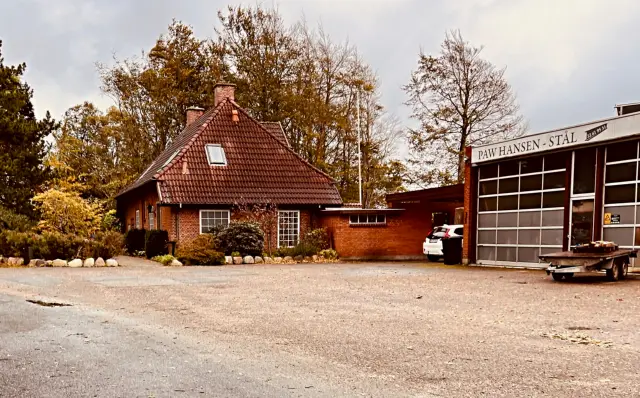 Billede af Egense Station.