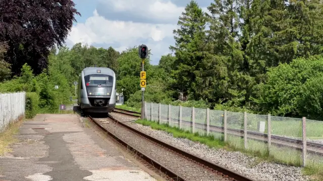Billede af ARRIVA AR 3072 ud for Stenstrup Station.