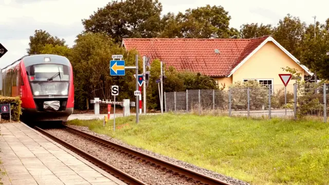 Billede af MjbaD MQ 4113-4913, tidligere DSB MQ 4113-4913 fotograferet ud for Lem Station.