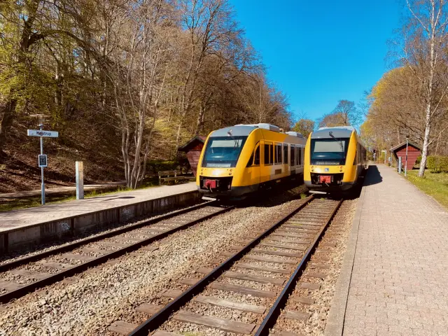 Billede af LT 115-215, tidligere LB 115-215 fotograferet ud for Højstrup Station.