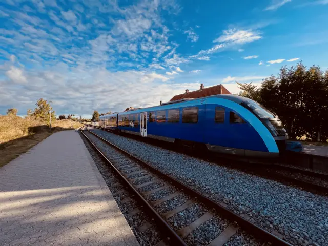Billede af NJJ DM 505 fotograferet ud for Ålbæk Station.