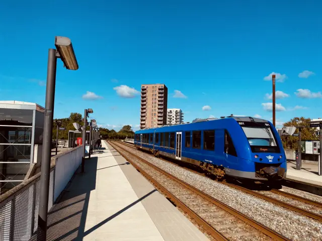 Billede af NJJ LM 601 fotograferet ud for Aalborg Vestby Station.