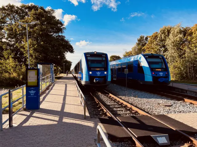 Billede af NJJ LM 606 fotograferet ud for Jerup Station.