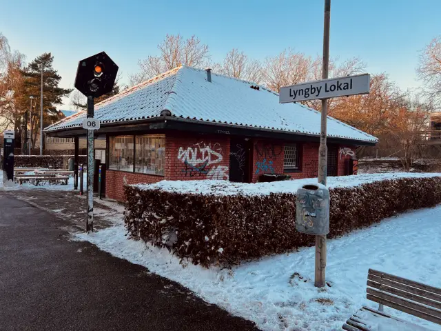 Billede af Lyngby Lokalstation.