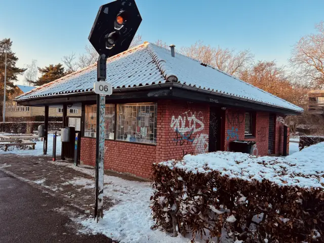 Billede af Lyngby Lokalstation.