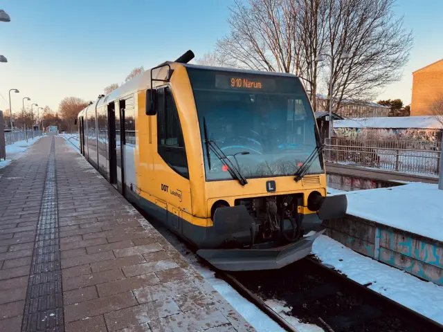Billede af LT Lm 22, tidligere LNJ Lm 22 fotograferet ud for Jægersborg Lokalbane Station.