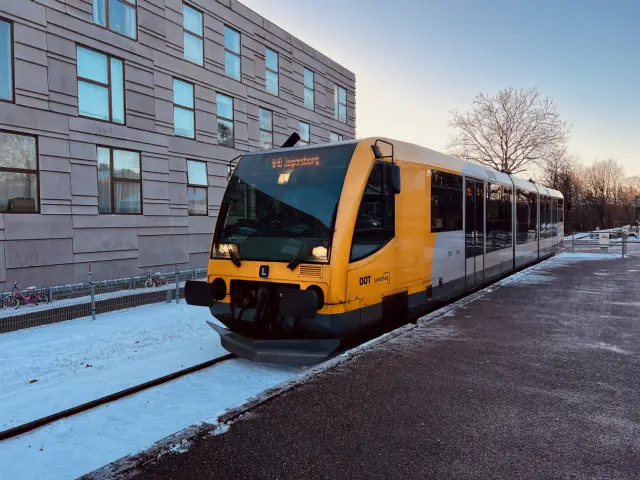 Billede af LT Lm 22, tidligere LNJ Lm 22 fotograferet ud for Lyngby Lokal Station.