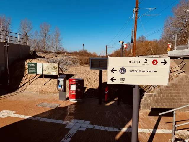 Billede af Favrholm Station.