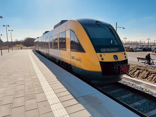 Billede af LT 119-219, tidligere LB 119-219 fotograferet ud for Favrholm Station.