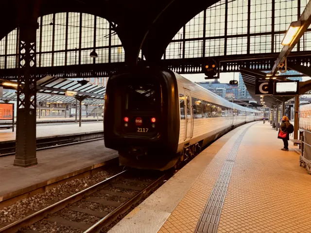 Billede af DSB ER 2017 fotograferet ud for København Hovedbanegård.