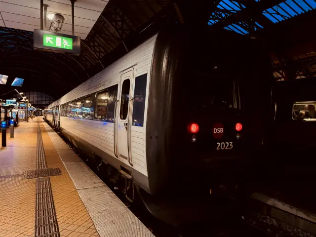 Billede af DSB ER 2023 fotograferet ud for København Hovedbanegård.
