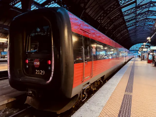 Billede af DSB ER 2029 fotograferet ud for København Hovedbanegård.