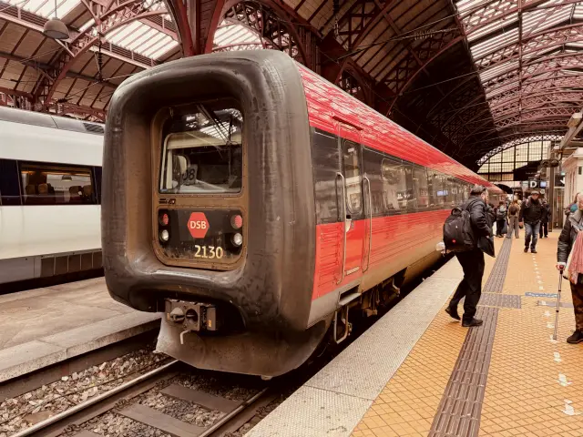 Billede af DSB ER 2030 fotograferet ud for København Hovedbanegård.