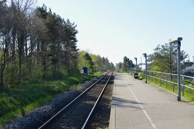 Billede af Gjesing Station.