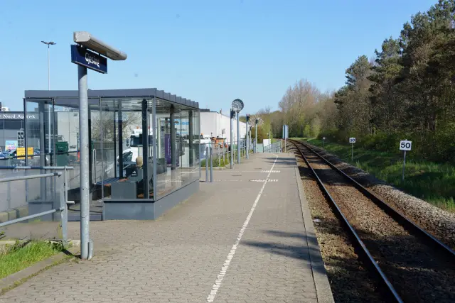 Billede af Gjesing Station.