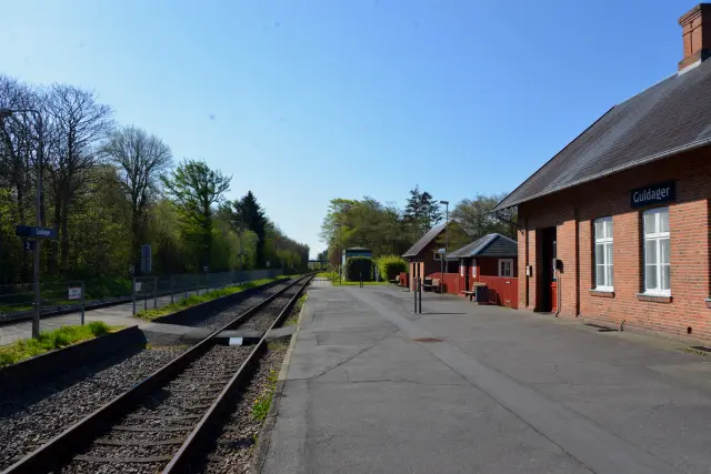 Billede af Guldager Station.