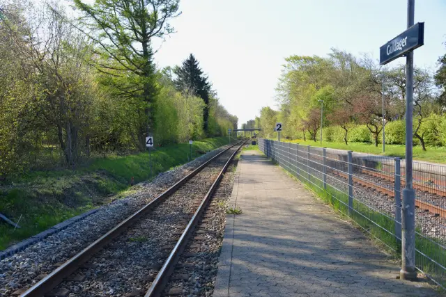 Billede af Guldager Station.