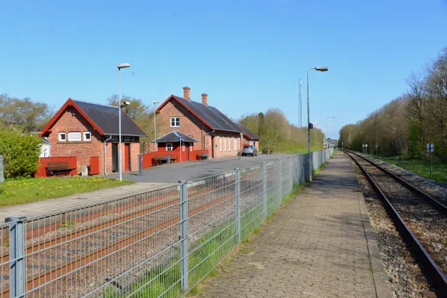 Billede af Guldager Station.