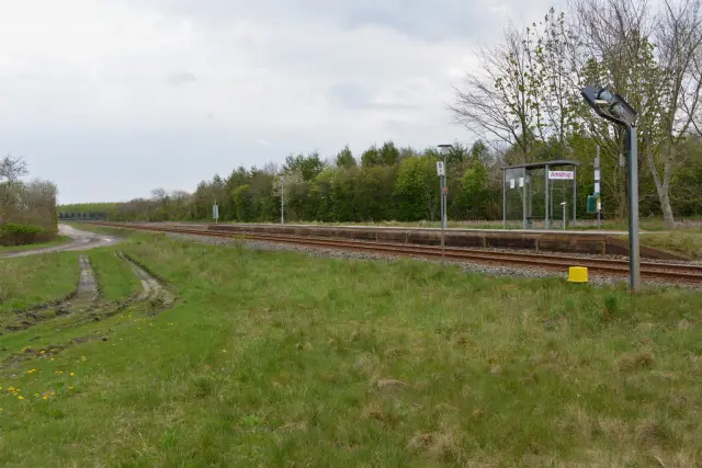Billede af Amstrup Station.