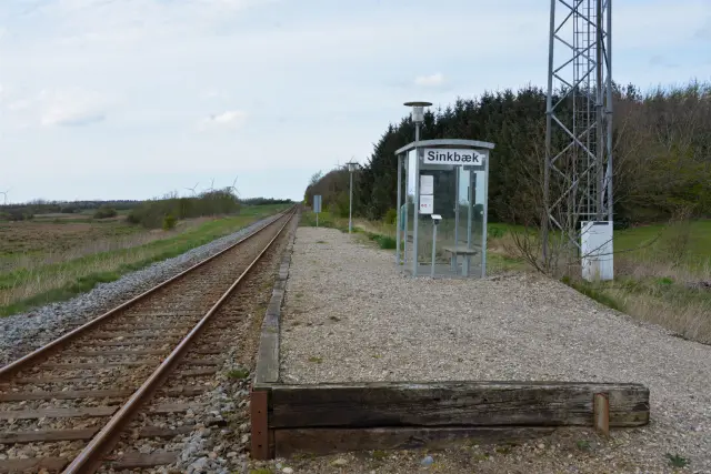 Billede af Sinkbæk Station.