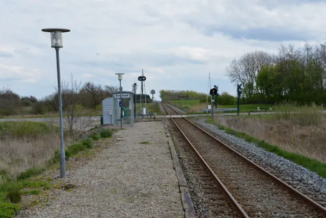 Billede af Sinkbæk Station.