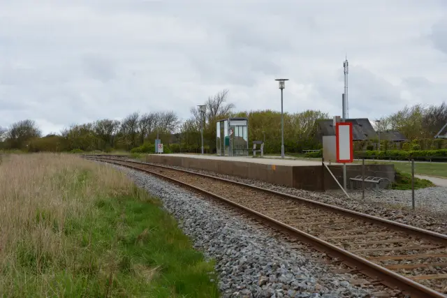 Billede af Klinkby Station.