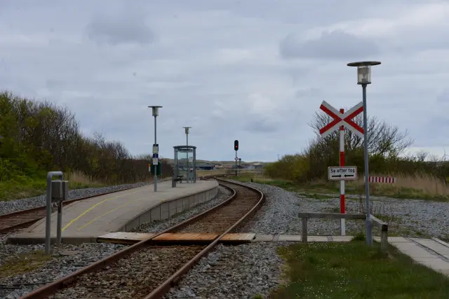 Billede af Strande Station.