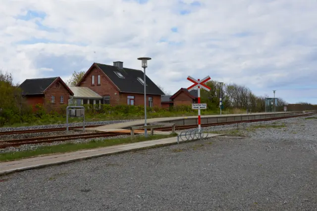 Billede af Strande Station.