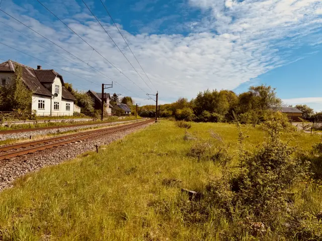 Billede af Daugård Station - Station er nedrevet, men Daugård Station har ligget her.
