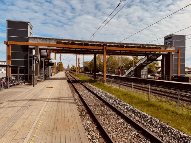 Billede af Hedensted Station.