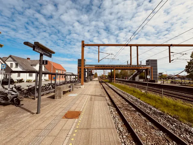 Billede af Hedensted Station.