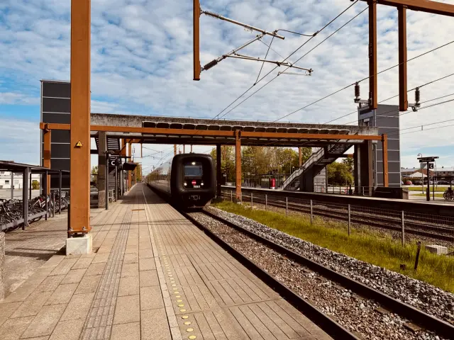 Billede af Hedensted Station.
