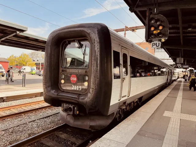 Billede af DSB ER 2013 fotograferet ud for Odense Banegård Center.