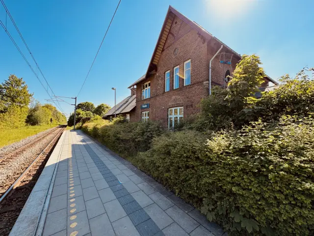 Billede af Mørke Letbanestation.