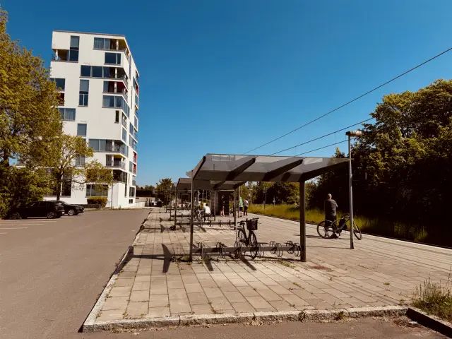 Billede af Løgten Station - Station er nedrevet, men Løgten Station har ligget her.