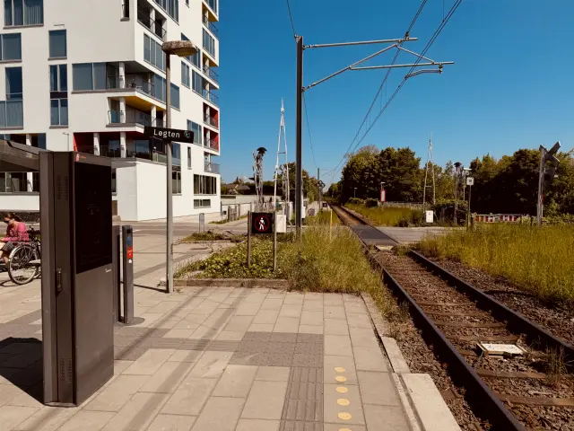 Billede af Løgten Station.
