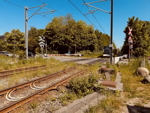 Billede af Skødstrup Billetsalgssted - Billetsalgssted er nedrevet, men Skødstrup Billetsalgssted har ligget her.