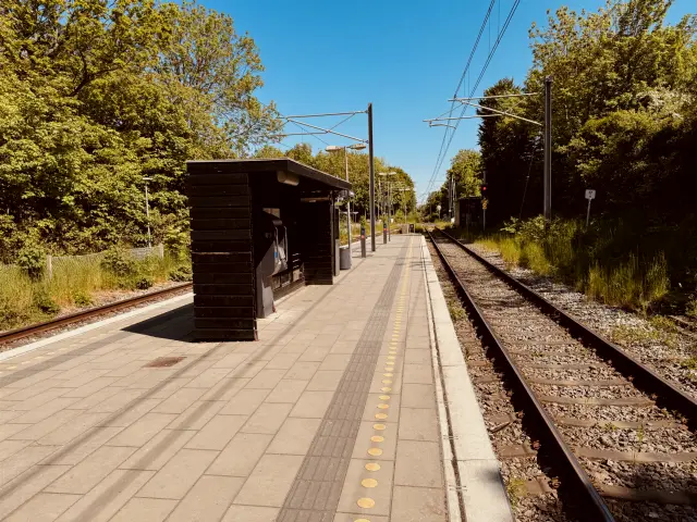 Billede af Skødstrup Station.