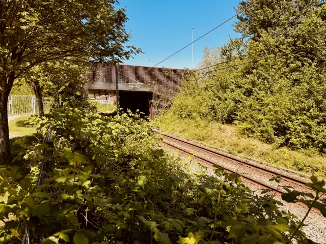 Billede af Grenaavej Trinbræt - Trinbræt er nedrevet, men Grenaavej Trinbræt har ligget her.