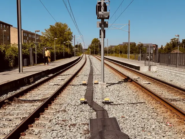 Billede af Vestre Strandallé Station.