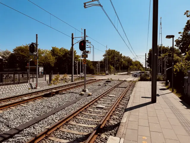 Billede af Vestre Strandallé Letbanestation.
