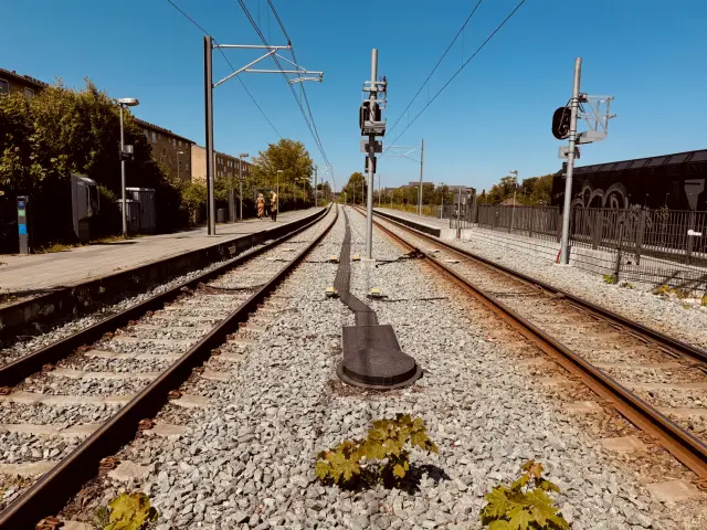 Billede af Vestre Strandallé Letbanestation.